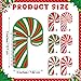 Resurhang 24 Pcs Candy Cane Spiral Notebook for Christmas 5