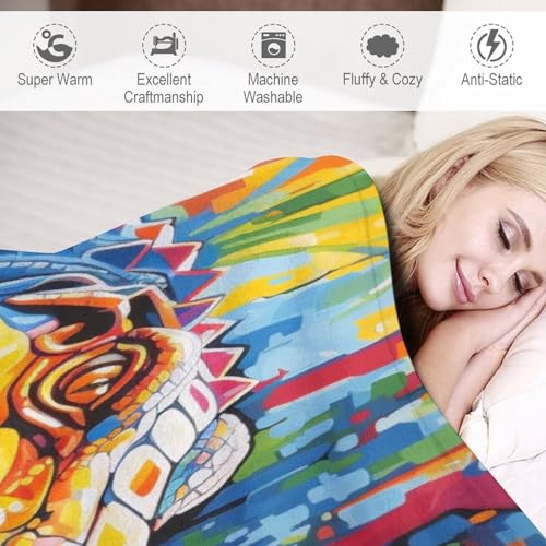 Manta de cocodrilo de franela para sofá cama de 140x180 cm 6
