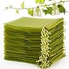 Sukh 50PCS Fruit Protection Bags - 6x8 Fruit Cover for Fruit Tree Netting Fruit Nets to Protect Fruit Mesh Fruit Bags Organza Bags Green Net Bags for Fruits & Vegetables Reusable