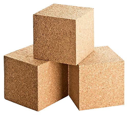 Cube en liège - Cube en liège - 10 x 10 x 10 cm - Bloc en liège - Pour bricoler - Pour les loisirs, la maison et le bricolage Cover