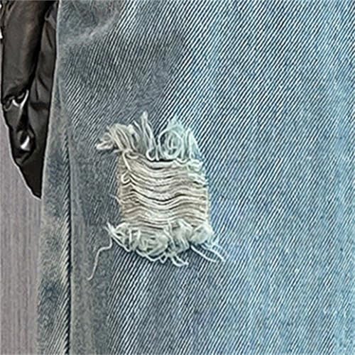 Kids Girls Baggy Jeans Casual Wide Leg High Waist Denim Pants Clothes Casual Trousers Streetwear with Pockets4