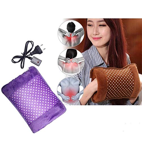 Image of Dr Care Electric Hot Water Velvet Heating Bag in Multicolor, Pain Relief Device