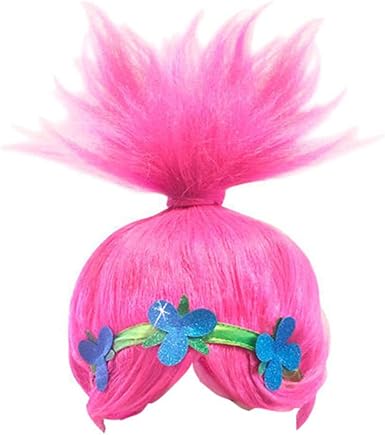 Peluca de troll con tul Clearance
