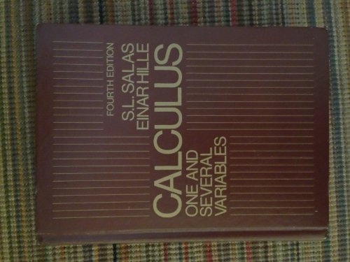 Calculus: One and Several Variables, with Analy... 0471046604 Book Cover
