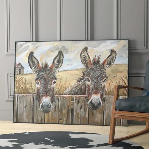 Toile d'ânes et maison rustique pour une ambiance douce à la maison