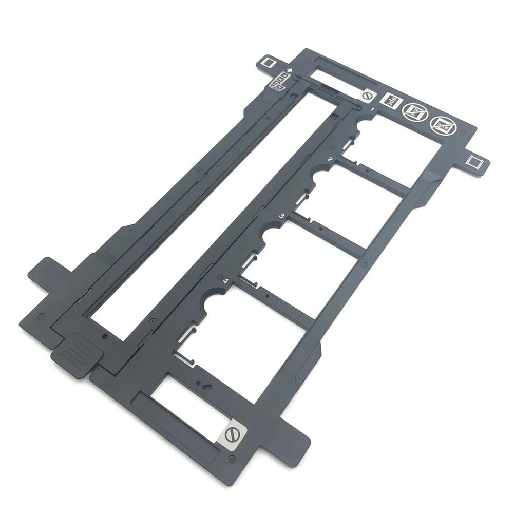 Support de diapositive de film photo 35 mm Guide négatif en ABS compatible avec Scanner Perfection V100 V200 V300 V330 V370 pour convertir des diapositives et des négatifs en DI