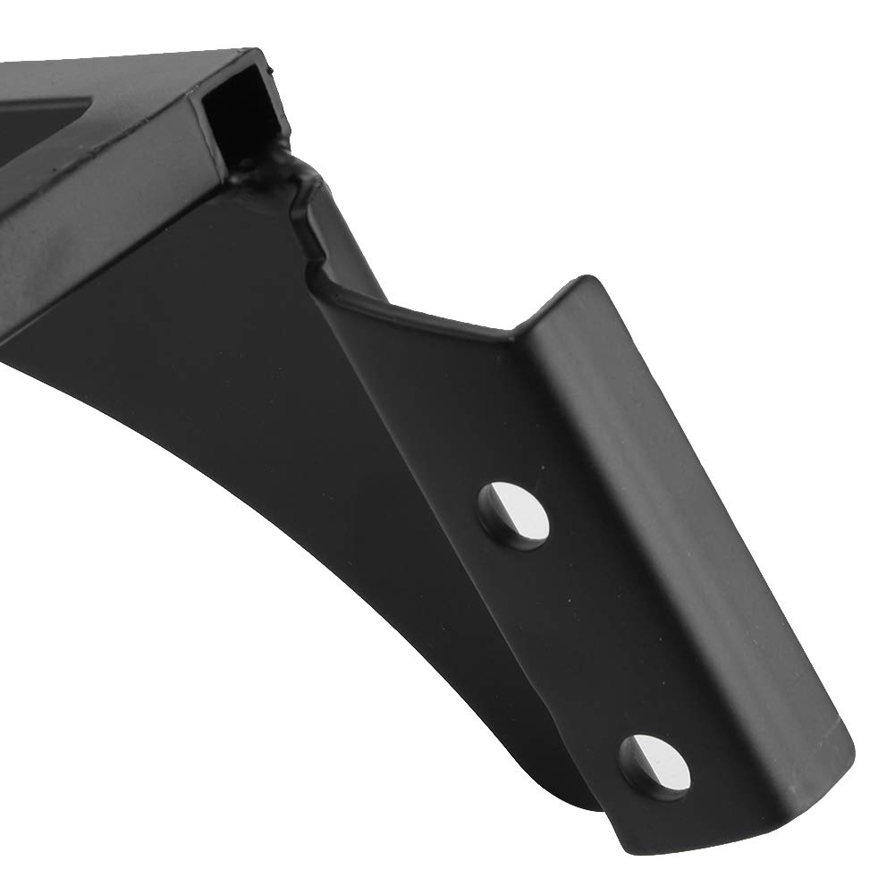 Qiilu Heckträger, Stahl Sissy Bar Rückenlehne Gepäckträger Schwarz, Passend für XL/FLST/FLSTC/FLSTSC