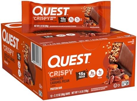 Quest Nutrition Chocolate Caramel Pecan, 12 Count