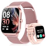 CASCHO Smartwatch Donna, 1.85'' Orologio Smartwatch con Effettua/Risposta Chiamate, 120+ Sportive Smart Watch con Contapassi/Sonno, Fitness Tracker per iOS Android - Elegante oro rosa 7