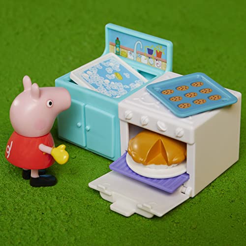Boneca Peppa Pig Peppa Adora Cozinhar, Figura e Acessórios para Crianças a Partir de 3 Anos - F4393