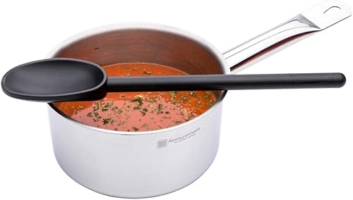 Met Lux - Cuchara de nailon negro de 1 oz de alto calor, 12 x 2 14 x 12 pulgadas, 1 caja de artículos para restaurantes