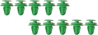 TVAAGHBCBR 50 Uds. Clips universales for Panel de Puerta de Coche, Sujetador de fijación, Panel embellecedor de Puerta Interior de Coche, Clip de Tarjeta, Remache(Verde)