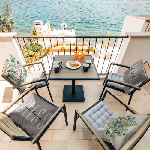 Onerisly Spring Pillow Covers 18X18, Love Bless Eucalyptus Leaves Throw Pillow Covers, Spring Decorations For Home, Throw Cushion Case For Home Decorations, Spring Decor #TOP3