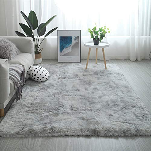 Tapis Chambre Shaggy Tapis à Poils Longs Moelleux Tapis De Sol Grand pour Couloir Chambre Tapis Shaggy Longues Soft Tapis Pour Salon Tapis Antidérapant Intérieur Moelleux Pour Salon Chambre Enfants Cover