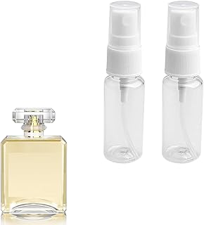 Spray Bottle Set, 20ML Small Travel Spray Bottle Transparent Fine Mist Mini Sprayer Bottles Plastic Empty Refillable Atomiser with Flip Caps-BPA Free PET Plastic,Holiday Travel Bottle,White