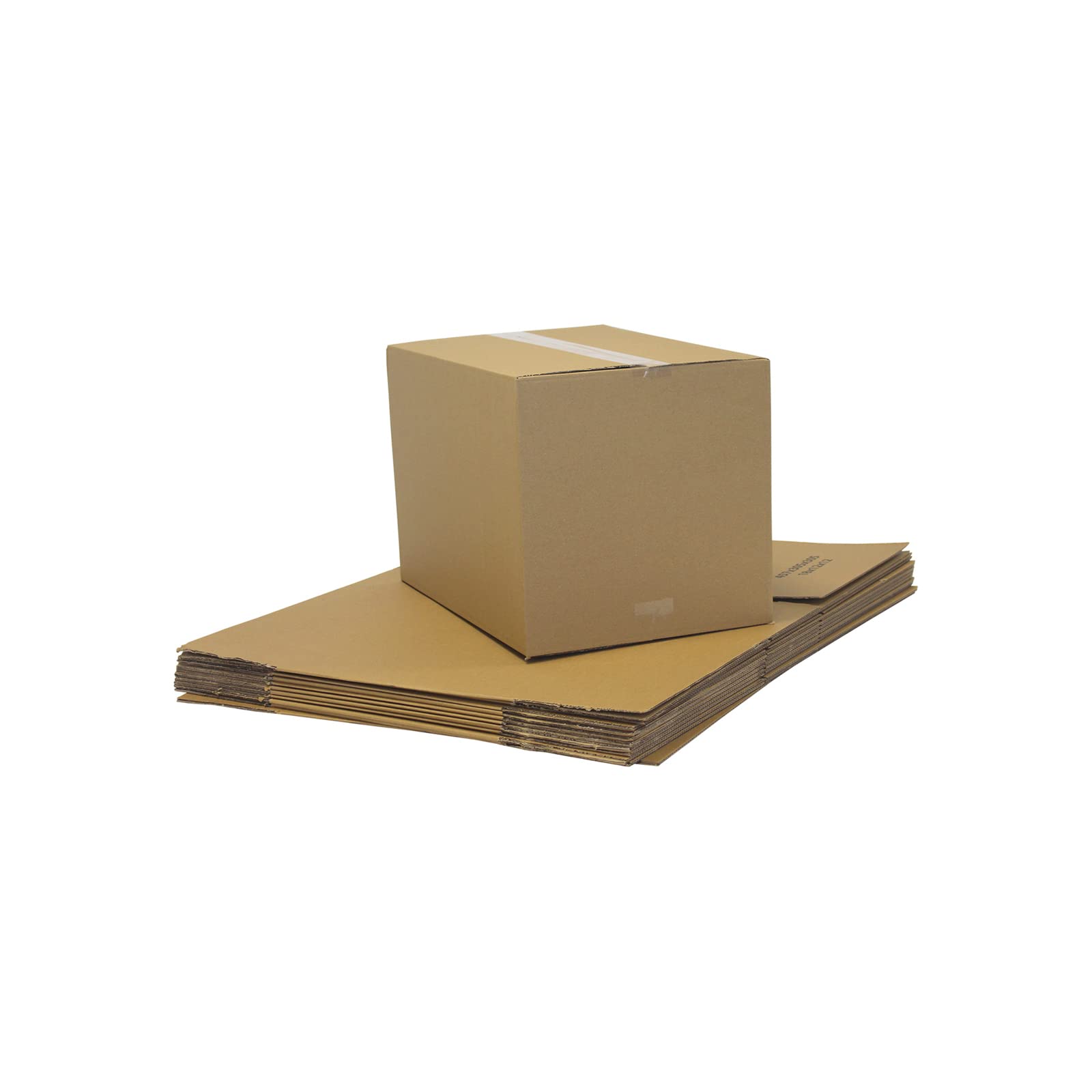 Sunrise Packaging Large Single Wall Box, 19 x 12.5 x 14 Inches, Cardboard Mailing Box, Single Layer Fluting, Light Duty Packing Box | House Moving Removal Strong Boxes Storage Supplies, 10