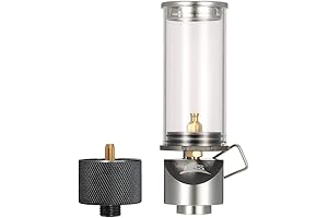 LIXADA Propane Lamp Light Butane Gas Light Lantern with Gas Adapter Conversion...