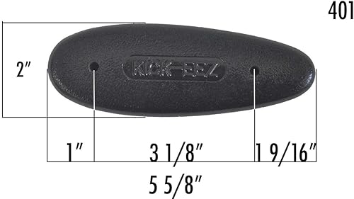 Vista 17 de KICK-EEZ® Almohadilla de retroceso de trampa para ajustar con Sorbothane® - Almohadilla de culata atornillada para escopetas y rifles - Ideal