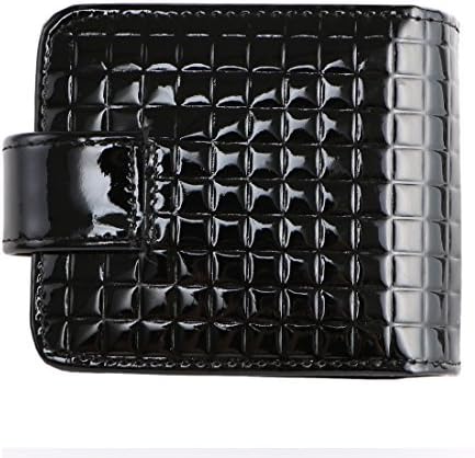 kilofly Genuine Leather Double Lipstick Case Cosmetic Makeup Holder + Gift Box