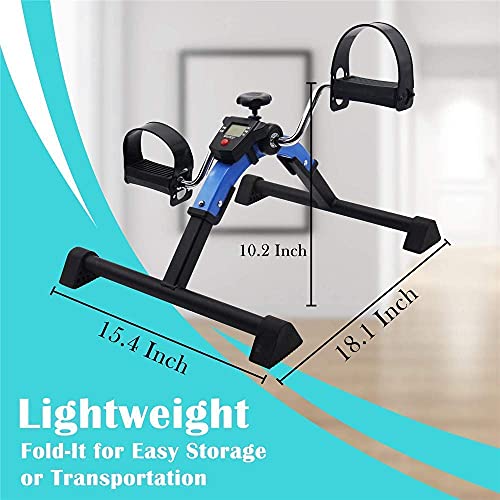 Ejercitador plegable para piernas y brazos con monitor miniatura 4