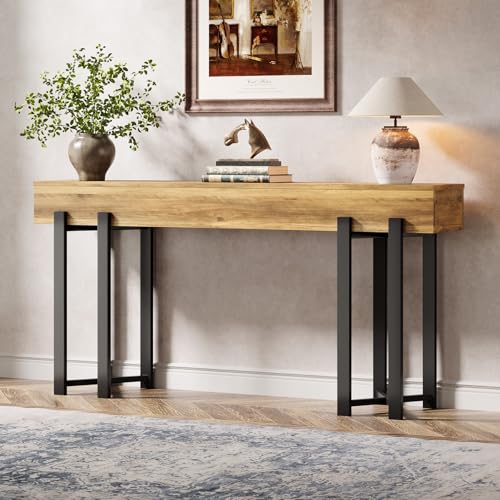 Tribesigns Table Console étroite de 160 cm – Peu encombrante pour entrée, Couloir et Salon,...