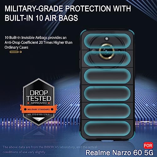 Image of TheGiftKart Liquid Silicon Back Cover Case for Realme Narzo 60 5G | Shockproof Military Grade Protection | Micro-Fibre Cloth On Inner Side | Built-in Anti-Slip Grip Realme Narzo 60 Back Cover (Black)