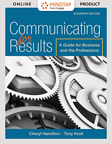 Communicating for Results, 11e + Mindtap Communication, 1 Term - 6 Months Access Card