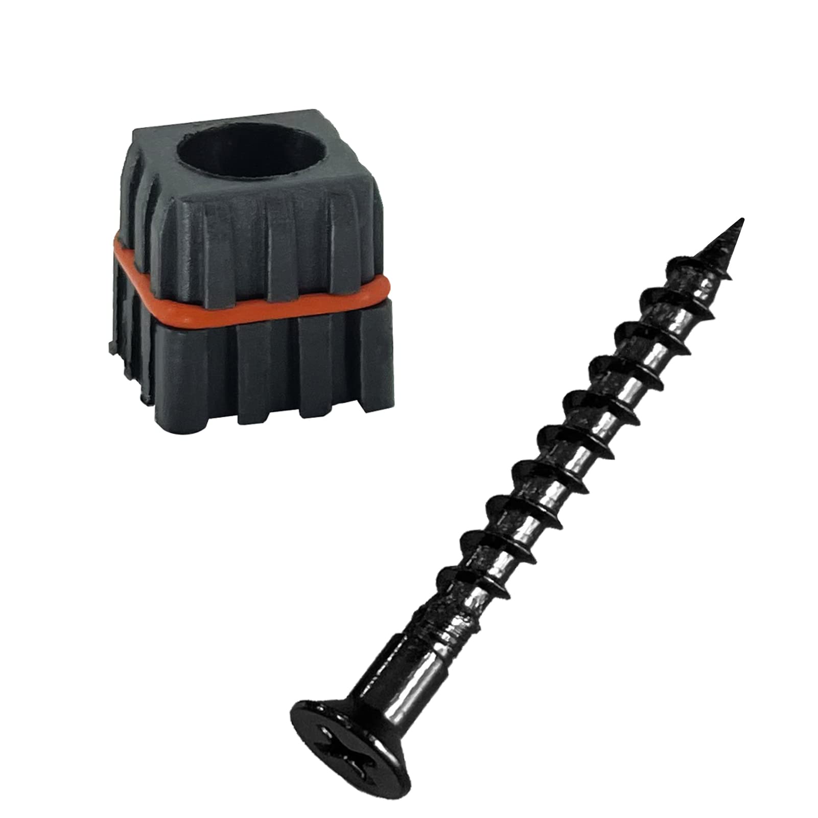 3/4" Myard Baluster Connectors 100pcs for 50 Square Balusters with Stainless Steel Screws, 'O' Silicone Seal Design for Better Sturdy, No Drilling Installation for Deck Handrail Staircase Balusters