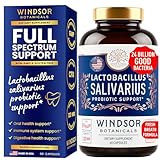 Lactobacillus Salivarius Probiotic - 24bn CFU L Salivarius Dental Probiotics for Teeth and Gums - Bad Breath Treatment for Adults, Immune Support, Digestive Health - 60 Oral Probiotic Capsules