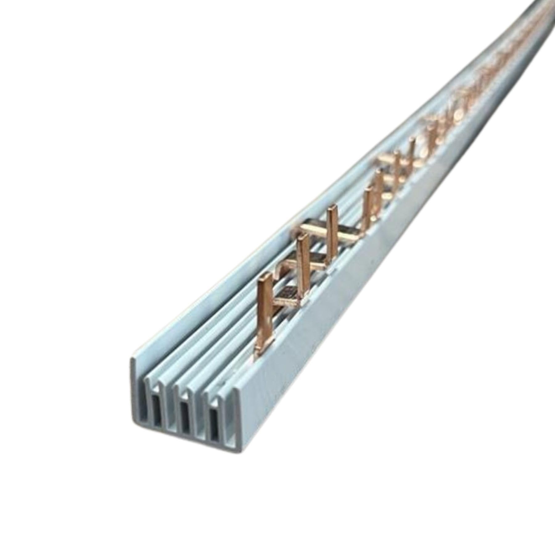 Peigne d'alimentation pour connexion tableau électrique, 4P 56 PIN Modules 1016 mm, barre collectrice pour interrupteurs magnéto-thermiques et différentiels, BusBar modulaire 63A