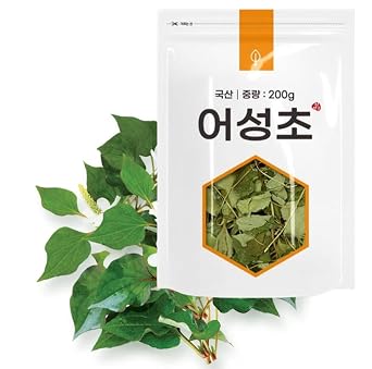 Organic Natural Pure Herbs Korean Houttuynia CordataEoseongcho Dried Bulk Herbs-10.58 Ounce 300g