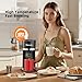 Horavie Small Single Serve Coffee Maker for K Cup and Grounds, Fast Brew One Cup Coffee Machine with One Button, 6 to 12 oz. Brew Sizes, Perfect for Home and Travel, Black