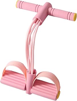6-Tube Pedal Resistance Band Multifunction Tension Rope Elastic Yoga Pedal Puller Body Stretching Trainer Home Gym Workout Equipment