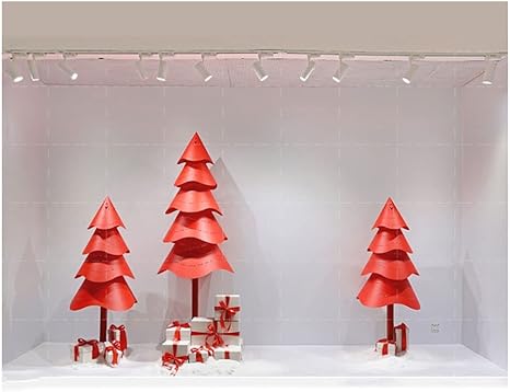 Amazon Co Jp クリスマスツリー クリスマスツリーの窓の装飾の大きいクリスマスツリーのためのクリスマスツリーのためのクリスマスツリーシーンレイアウトの装飾 クリスマスデコレーションツリー Color Window Red Style おもちゃ