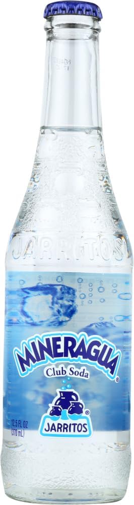Jarritos Mineragua Mexican Soft Drink 12 fl oz Glass Bottles 12 Pack