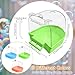 Tfwadmx 3Pcs Bird Bath for Cage Hanging Parakeet Bath Box Clear Bird Bathtub Water Shower Food Feeder Bathing Tub for Cockatiel Conure Canary Budgies