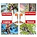 timiland Tree Climbing Spikes Set,Tree Climbing Gear with Professional Adjustable Climbing Straps and Steel Wire Core Flip Line, Rock Climbing Kit with Triple Lock Lanyard Adjuster【Set A】