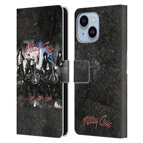 Étui cuir Motley Crue pour iPhone 14 Plus idéal en concert et au quotidien