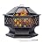 Panovue 28Inch Outdoor Fire Pit, Hexagon Shaped Wood Burning Firepit for Outside Bonfire, Patio, Backyard and Camping (Antique Bronze)
