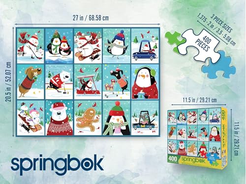 Springbok Snow Day Fun Rompecabezas de 400 Piezas para Adultos y Familia miniatura 4