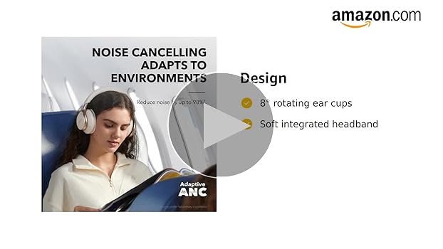 【新品】soundcore Space One ワイヤレスヘッドフォン Amazon.com: Soundcore by Anker, Space One, Active Noise