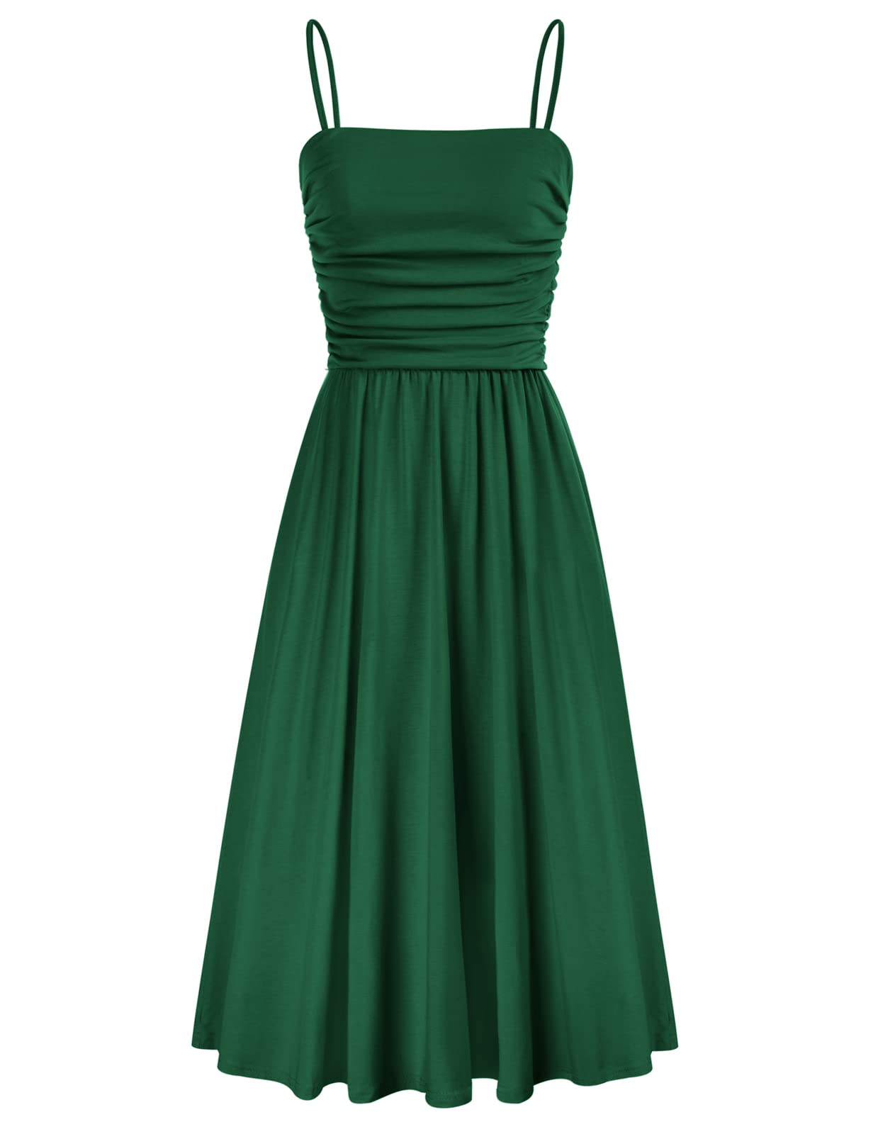 GRACE KARINSummer Dresses for Women UK Elegant Sleeveless Straps A-Line Dress with Pockets Casual Holiday