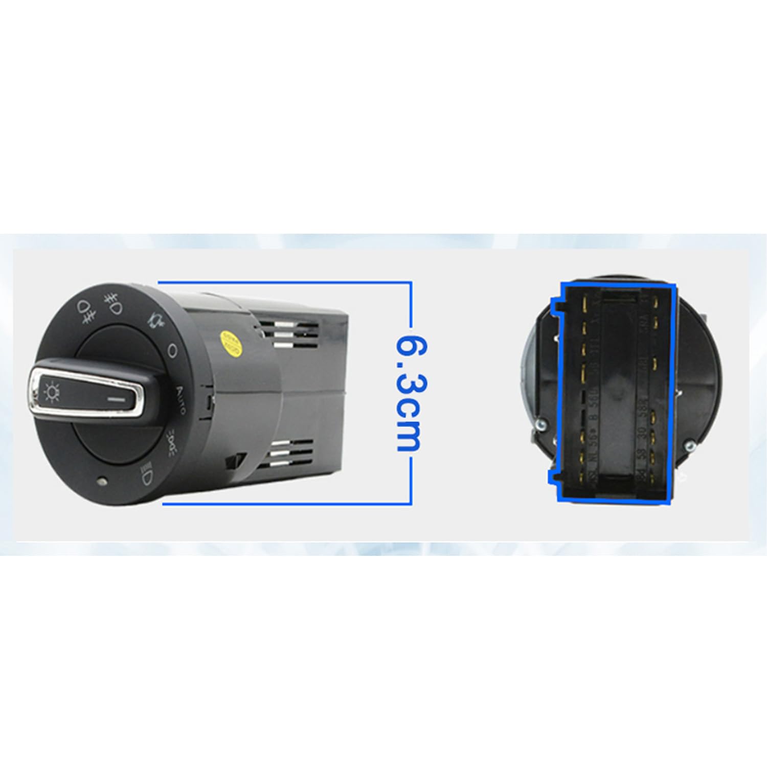 Botón de Control del Interruptor de Faros Delanteros para VW Jetta Mk4 Passat B5 Polo 9N Bora Golf 4-3Bd941531 1C0941531 3Bd941531A