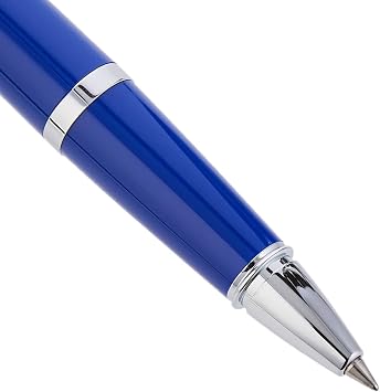 Cross Bailey Light Polished Resin Refillable Gel Ink Rollerball Pen, Medium Rollerball, Includes Premium Gift Box - Blue