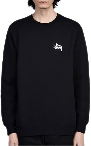 Stussy Sudadera Basic Negro Talla: S (Small): Amazon.es: Ropa