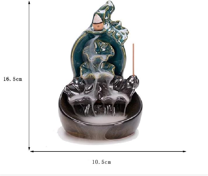 Ornaments, Ceramic Incense Burner-Backflow Incense Burner Holder Ceramic Incense Holder Ceramic Ornament Gift