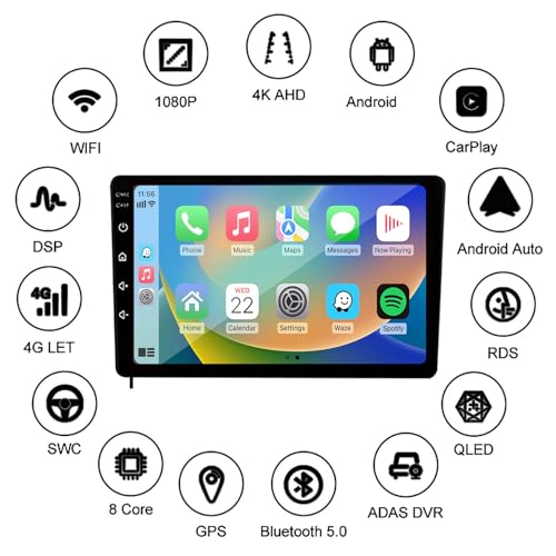 Autoradio Android Prius XW20 à écran IPS 2,5D et processeur 8 cœurs puissant - 3