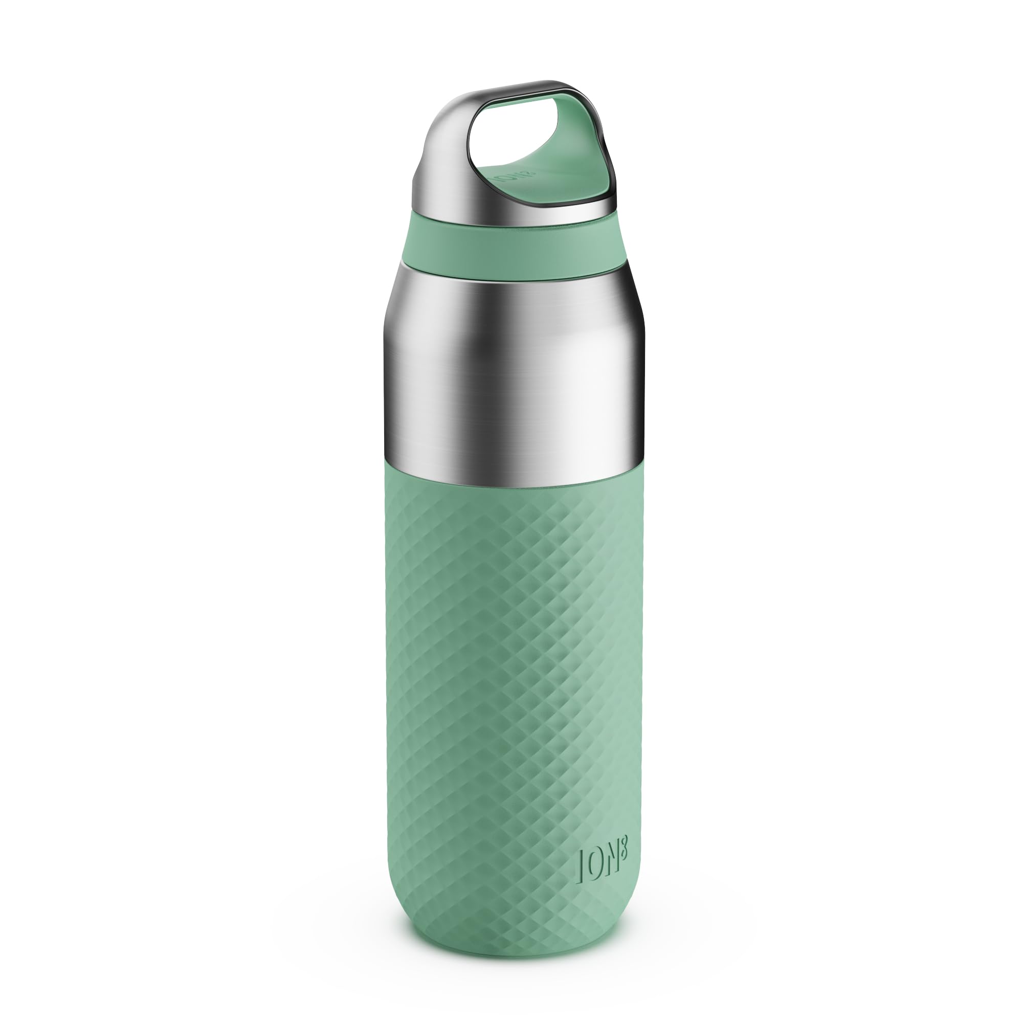 ION8 Primo ROAM Insulated Water Bottle 485ml (16oz) – Leakproof Stainless Steel, Vacuum Insulated for Hot & Cold Drinks, Twist Lid, Dishwasher Safe, Sage Green