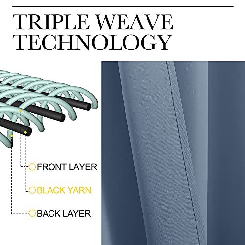 image for NICETOWN Kitchen Curtains with Grommet Top, Privacy & Room Darkening T