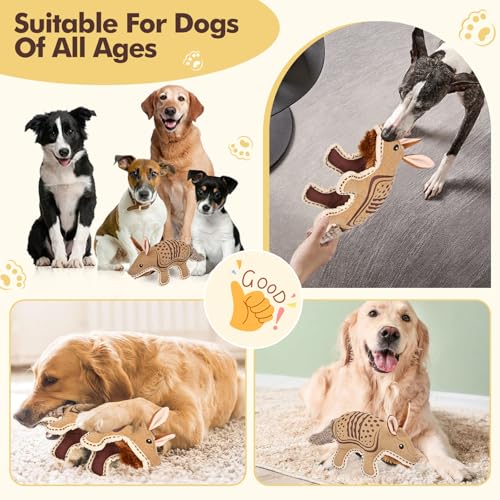 Juguetes de peluche para perros mordedores interactivos miniatura 5